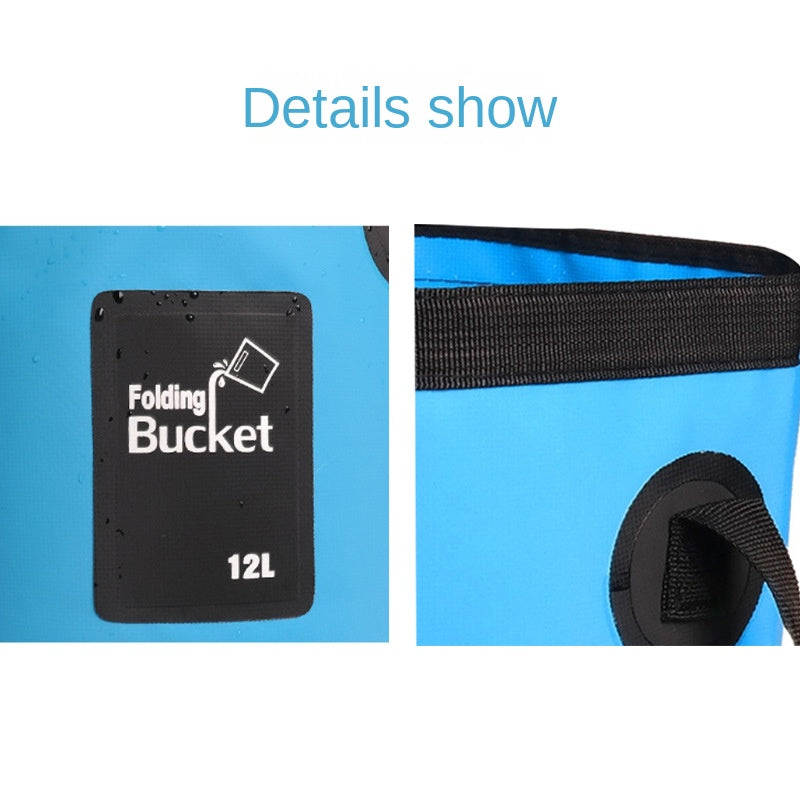 PVC Foldable Outdoor Fishing Camping Waterproof Bucket