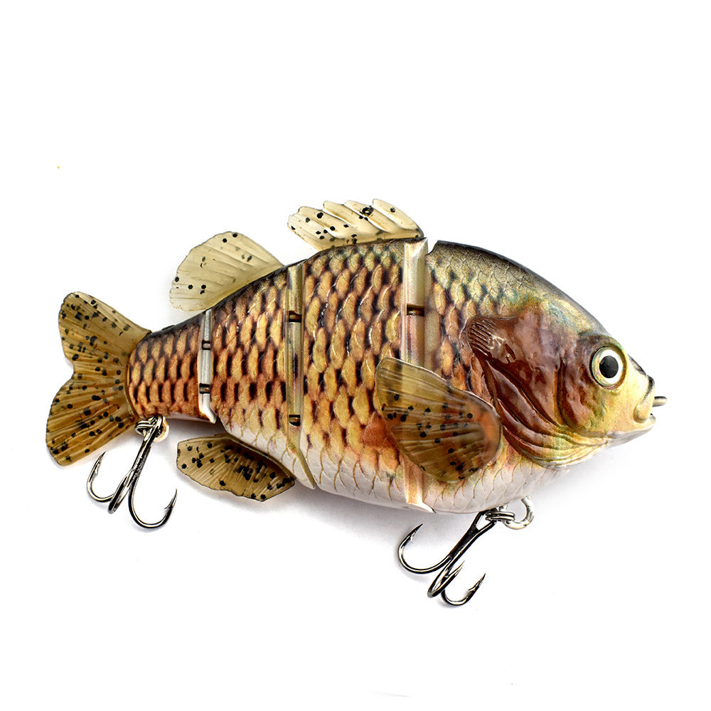 PVC Soft Tail 4-Section Tilapia Sub Bait