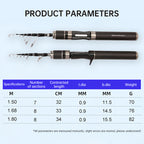 Portable Ultra - Short Carbon Fiber Telescopic Fishing Rod: 1.5m/1.68m/1.8m Options, Ideal for Sea Fishing with 32cm - Related C