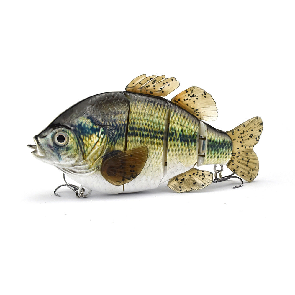 PVC Soft Tail 4-Section Tilapia Sub Bait