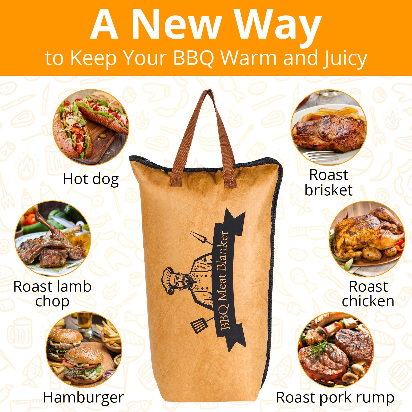 Insulated Aluminum Foil Reusable Self-Sealing Packaging Bag