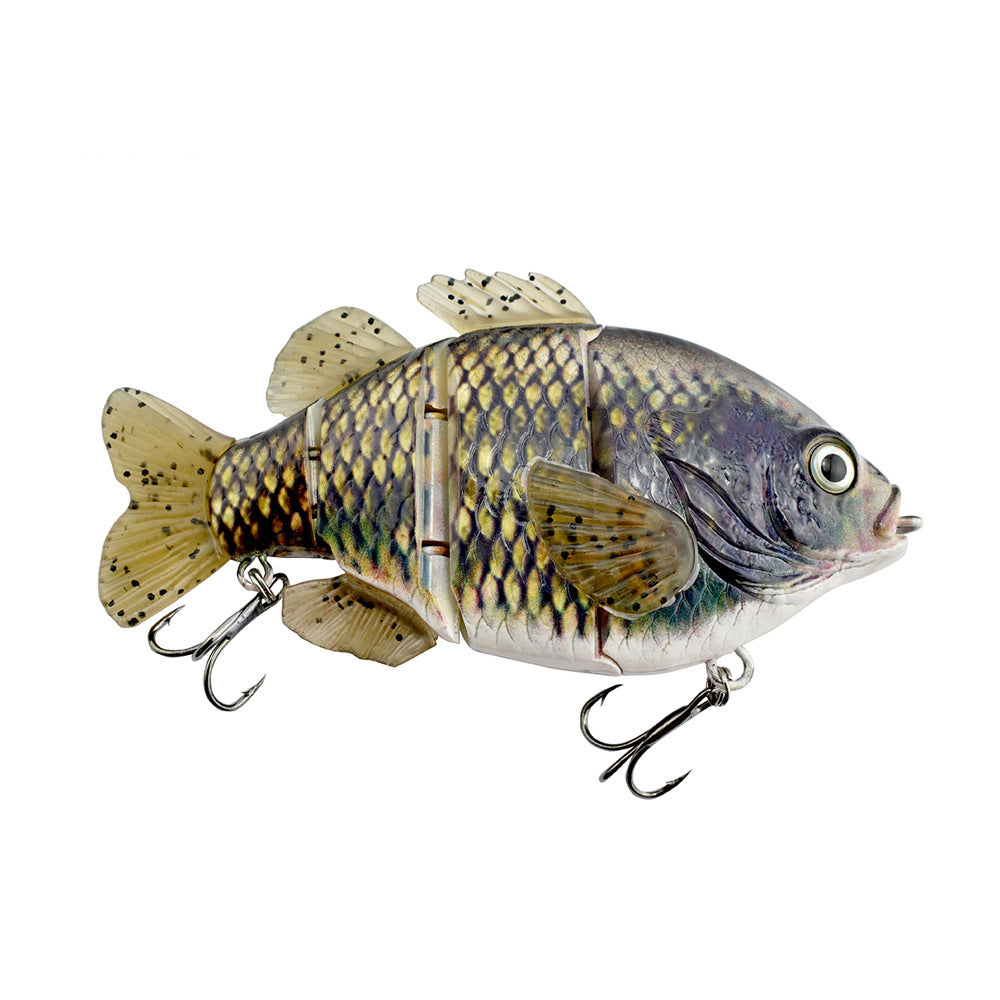 PVC Soft Tail 4-Section Tilapia Sub Bait