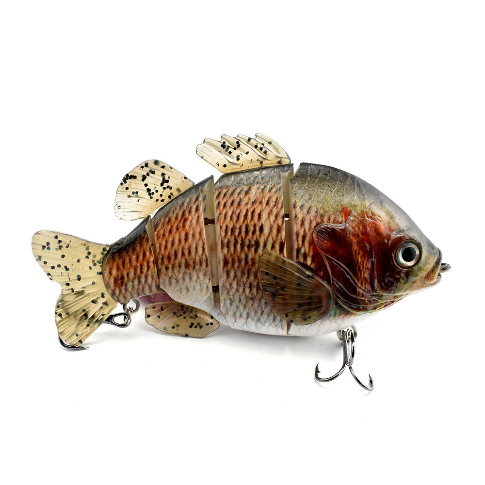 PVC Soft Tail 4-Section Tilapia Sub Bait