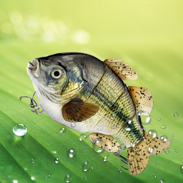 PVC Soft Tail 4-Section Tilapia Sub Bait