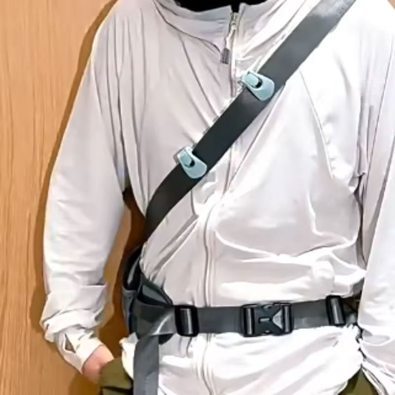 Multi-Function Binder Clip with Double Lock Fishing Rod Holder